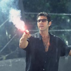 Ian Malcolm, Jurassic Park 1993, Jeff Goldblum, Chaos Theory, Jurassic Park World, Fictional Crushes, Jurassic Park, Black Hair, Energy