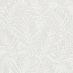 a white wallpaper with leaves and plants on the back ground, it is very soft