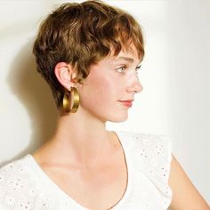 Pixie Haircut Styles, Pixie Haircut For Thick Hair, Super Short Hair, Haircuts For Curly Hair, Pixie Styles, Haircut For Thick Hair, Cut My Hair