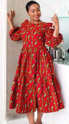 Kampala Gown Styles For Ladies, Ankara Styles For Ladies, Plus Size Gowns Formal, Church Dresses For Women, Ankara Short Gown Styles, Shweshwe Dresses, Blouse Designs Catalogue, African Fabric Dress, Long African Dresses