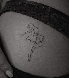 Point Shoe Tattoo, Dancer Silhouette Tattoo, Dance Inspired Tattoos, Ballerina Tattoo Ideas