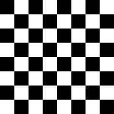 black and white checkerboard pattern