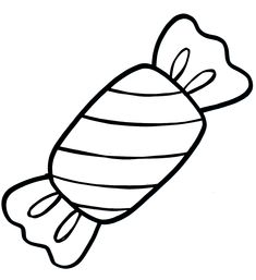 a candy shaped like a fish with stripes on it's body and tail, in black and white