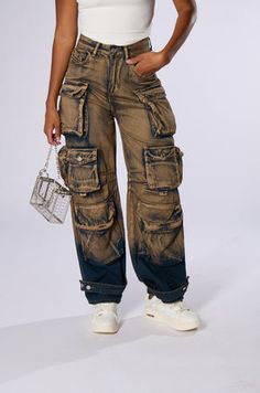 LUCID DREAMS DENIM PANT Y2k Denim Bottoms With Side Pockets, Baggy Medium Wash Cargo Jeans In Grunge Style, High Waist Cotton Grunge Cargo Jeans, Baggy Grunge Cargo Jeans In Medium Wash, High Waist Cotton Cargo Jeans Grunge Style, Baggy Distressed Utility Jeans, Distressed Baggy Utility Jeans, Trendy Distressed Cargo Pants For Streetwear, Utility Style Distressed Baggy Jeans