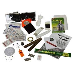 What is in your go bag? You need to have this Survival Kit With Guide as a main item in your preps. This Emergency Survival Kit with has the critical items for a crisis. Put one in your home, car, cabin, boat or camper. It's designed for durability. Take with you fishing, camping or hiking. Fits in any backpack or go bag. Includes: Emergency Survival Guide booklet with helpful hints Emergency Blanket Matches Signal Whistle 2 Firesticks 12 hr. Light Stick Pencil Note Pad Salt Packet 4 Antiseptic My Patriot Supply, Emergency Essentials, Emergency Blanket, Emergency Food Storage, Emergency Survival Kit, Waterproof Pouch, Survival Food, Wilderness Survival, Survival Prepping