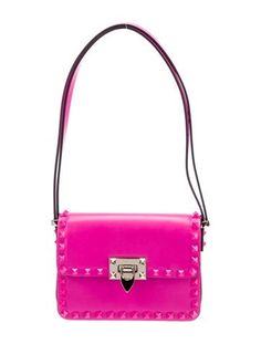 Valentino Shoulder BagPink LeatherRockstud AccentsGold-Tone HardwareSingle Shoulder StrapLeather Lining & Single Interior PocketTurn-Lock Closure at FrontUnfortunately, due to restrictions, this item may not be eligible for shipping in all areas. Valentino Pink Bag, Valentino Pink Purse, Casual Collection Valentino Purse, Valentino Rockstud Crossbody Bag, Valentino Ocarina Bag, Valentino Rockstud, Women Handbags, Handbags, Shoulder Bag