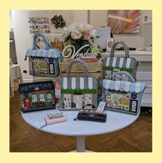 Vendula Bags, Vendula London, Fitted Dress Casual, Fancy Purses, Friday 13th, Kawaii Bag, Handpainted Bags, Fancy Bags