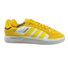 Adidas Tyshawn Low Bold Gold White Coe Black Shoes H06338 Men's Size 11.5 New Without A Box. Shoes Will Ship With Extra Care. Yellow Adidas Lace-up Sneakers, Urban Yellow Sneakers For Sports, Yellow Urban Sneakers For Sports, Yellow Urban Skate Shoes For Sports, Yellow Skate Shoes For Streetwear, Yellow Urban Style Sneakers For Sports, Yellow Urban Skate Shoes For Streetwear, Urban Yellow Sneakers With Round Toe, Urban Yellow Skate Shoes With Rubber Sole