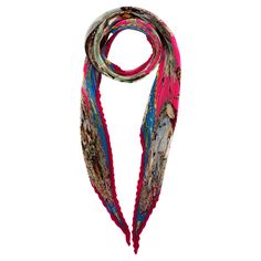 Hermès 100% silk twill pleated "Kachinas" scarf by artist Kermit Oliver. Hot pink and blue color combination. Hand-rolled edges. Comes with original box. Excellent condition. Blue Color Combinations, Silk Twill, Color Rosa, Color Combinations, Scarf Accessory, Hot Pink, Fashion Accessories, Blue Color, The Originals