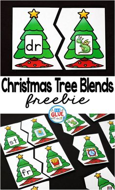 christmas tree blends game with the words dr seusst on it and an image of