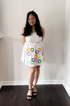 DIY Froot Loops Costume | Lynn Mumbing Mejia - Fun Easy DIY Halloween Costume Idea!