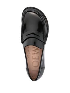 black calf leather patent finish asymmetric round toe penny slot branded leather insole low heel This item is in size 40 and the color is Black Pointed Toe Patent Leather Loafers With Rubber Sole, Sleek Patent Leather Loafers With Leather Sole, Modern Patent Leather Pointed Toe Loafers, Classic Loafers With Pointed Toe And Rubber Heel Cap, Classic Pointed Toe Loafers With Rubber Heel Cap, Sleek Patent Leather Loafers With Rubber Sole, Classic Black Loafers With Glossy Finish, Business Loafers With Glossy Finish And Round Toe, Business Patent Leather Closed Toe Loafers