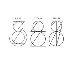 three circles are shown with the numbers 8, 9 and 11 in each one line