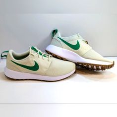 Nike Roshe G Next Nature Men's Golf Shoes - Sea Glass Brand New Size 9.5.Without Box Sporty Golf Shoes With Textured Sole, Sporty Lace-up Golf Shoes For Light Sports, Sporty Lace-up Golf Shoes, Casual Golf Sneakers With Boost Midsole, Sporty Round Toe Golf Shoes, Sporty Golf Shoes With Rubber Sole, Low-top Golf Sneakers With Cushioned Footbed, Sports Golf Shoes With Rubber Sole, Lace-up Golf Shoes With Boost Midsole For Light Sports