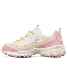 Skechers D'Lites 1.0 Chunky Sneakers/Shoes Skechers D'lites, Bridal Sneakers, Sketchers Shoes, Skechers D Lites, Chic Sneakers, Sneakers Pink, Dad Shoes, Girly Shoes, Aesthetic Shoes