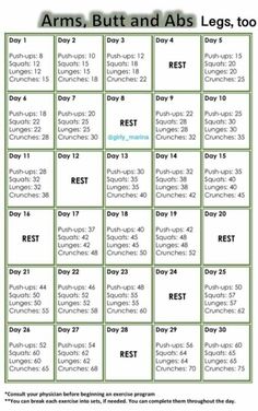 30 Day Ab Workout, Stomach Diet, Slim Tummy, Flat Stomach Diet, 30 Day Abs, Squat Challenge, Workout For Flat Stomach