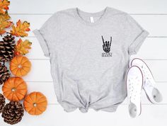 Spooky Season Skeleton Hand Shirt Halloween Shirt Spooky - Etsy Skeleton Hands, Halloween Skeletons