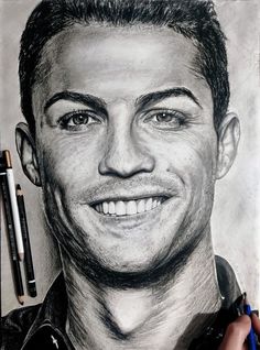 Cristiano Ronaldo CR7 Drawing Pictures Foryou Ronaldo Portrait Drawing, Drawing Of Cristiano Ronaldo, Cristiano Ronaldo Pencil Sketch, Cr7 Drawing Sketch, Cr7 Drawing Pencil, Ronaldo Sketch Pencil, Ronaldo Art Drawing, Cr7 Portrait, Ronaldo Drawing Sketch