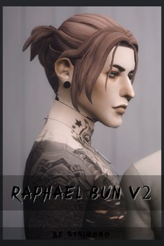 the cover for raphael bun v2, with an image of a woman's face