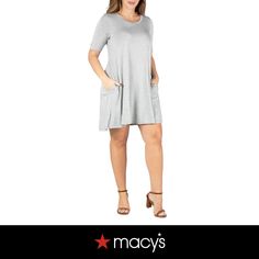 in stock Comfort Space, Pocket T Shirt, Best Summer Dresses, Pregnancy Looks, Casual Maternity, Big Shirt, Husband Shirts, Plus Size T Shirt, Tee Shirt Dress