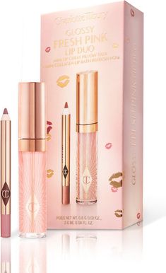 Charlotte Tilbury Glossy Lip Duo $28 Value | Nordstrom Lip Line, Lip Enhancement, Over The Edge, Lip Set, Natural Lip, How To Line Lips, Glossy Lips, Natural Lips, Pink Lips