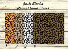 Leopard Printed Vinyl Outdoor and HTV Transfer Sheets, Storing Craft Supplies, Vinyl Heat Transfer, Heat Press Vinyl, Patterned Vinyl, Vinyl Cut, Vinyl Sheets, Transfer Tape, Transfer Vinyl