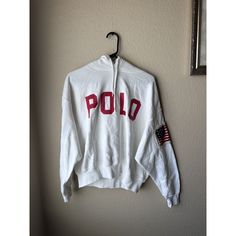 Polo Ralph Lauren Drawcord Fleece Hoodie White Womens Size Medium Guc $168. Condition Is Pre-Owned. Shipped With Usps Ground Advantage. Diy Sweatshirt, Polo Sweatshirt, Hoodie White, Lauren White, Ralph Lauren Tops, White Hoodie, Fleece Hoodie, Polo Ralph, Polo Ralph Lauren