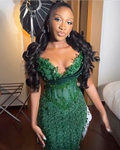 Forest Green Prom Dresses, Green Prom Dresses Black Women, Nigerian Prom Dress, Prom Corset Dress, Prom Dress Green, Matric Dress, Prom Dresses Black Women, Green Prom Dresses