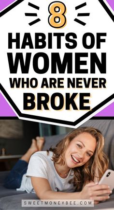 the 8 habitts of women who are never broke