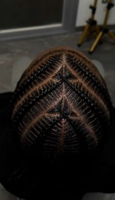 #cornrows #4chairstyles #cornrowstyles Men’s Corn Row Styles, Styled Cornrows Men, Cornrows Patterns Men, Braided Cornrow Hairstyles Design, Free Style Braids For Men, Corn Roll Designs, Drop Fade With Braids, Cornrows With Skunk Stripe, Mens Hairstyles With Braids