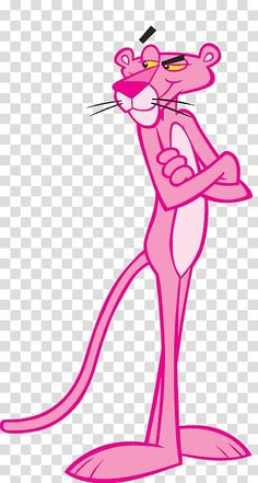 the pink panther cartoon character, pink cat transparent background png clipart thumbnail