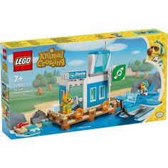 the lego animal crossing set is in its box