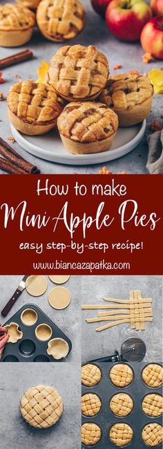 how to make mini apple pies easy step by step recipe