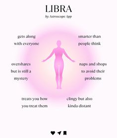 a woman's body with the words libra in it