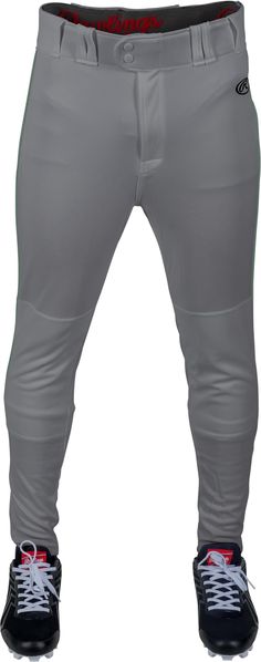 PRICES MAY VARY. JOGGER-FIT DESIGN | Reflects the new style trend, offering a tapered ankle that athletes prefer for both performance and comfort GEL-GRIP WAISTBAND | Ensures a secure fit, allowing players to focus on the game without readjustments ENHANCED MECHANICAL STRETCH POLYESTER | Provides superior flexibility and durability, withstanding the rigors of intense play AVAILABLE SIZES | Adult & Youth Sizes AVAILABLE STYLES | Semi-Relaxed Full-Length & Knicker Baseball Pants, New Style, Special Features, Shoes Jewelry, Full Length, Product Launch, Baseball, Pants, Fashion Trends