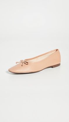 Schutz Arissa Flats | SHOPBOP Casual Calf Leather Flats For Spring, Spring Casual Calf Leather Flats, Effortless Spring Outfit, Nautical Inspired Outfit, Spring Summer Capsule Wardrobe, Capsule Wardrobe Essentials, Spring Capsule, Spring Capsule Wardrobe, Studded Flats