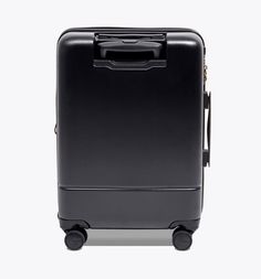 The Castle Carry-On is for those of you who crave being more organized when you travel. With two fold down shelves, the Castle Carry-On allows you to live out of your suitcase without the chaos. Keep control of your belongings and travel organized and secure with our carry-on. Whether going on a weekend trip or a longer stay, the Castle Carry-On expands by 2 inches to accommodate all of your travels! Black Rfid Blocking Travel Case, Functional Black Travel Cases, Black Travel Cases With Luggage Sleeve, Black Practical Travel Cases, Stylish Luggage, Carry On Suitcase, Weekend Trip, Ways To Travel, Travel Organization