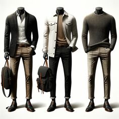 Mens Outfits Dressy, Guys Fashion Casual, Herren Style, Mens Smart Casual Outfits, Mens Business Casual Outfits, Classy Outfits Men, Smart Casual Men, Men Fashion Casual Shirts, Dress Suits For Men