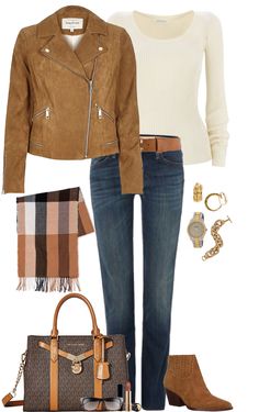 From my Stylebook Looks Looks Jeans, Best Winter Outfits, Plus Size Fall Outfit, Fashion Capsule Wardrobe, Classic Style Outfits, Over 60 Fashion, Winter Fashion Outfits Casual, Soft Autumn, Leather Jacket Outfits