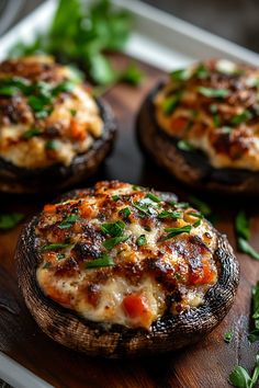 Stuffed Portobello Mushrooms Stuffed Pizza Mushrooms, What To Do With Portobello Mushrooms, Portobello Mushroom Pasta Recipes, Mushroom Dishes Vegetarian, Pizza Portabella Mushrooms, Mushroom Steaks Portabella, Flat Mushroom Recipes, Grilled Portobello Mushrooms, Vegan Mushroom Recipes Healthy