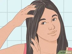 9 Ways to Make a Hot Oil Treatment for Hair - wikiHow Hair Fixing, Bouncy Hair, Hair Frizz, Natural Gray Hair