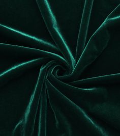 a dark green velvet fabric that is very soft