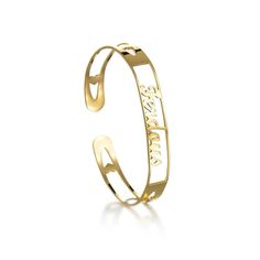 Buy Engraved Gold Nameplate Bracelet Online - MyPreciousName – MyPreciousName.com Your Name Bracelet, Gold Name Bracelet, Nameplate Bracelet, Friend Anniversary, Hand Cuff Bracelet, Bangle Bracelet Gold, Bracelet Name, Bracelet For Her, Personal Jewelry