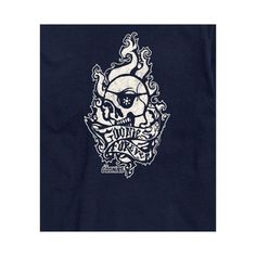 a t - shirt with an image of a skull on it