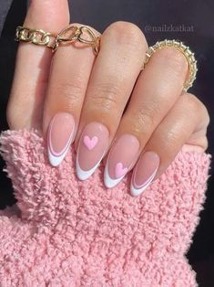 Fur Nails, Nail Art Cute, Pink White Nails, Nails Easter, Spring House, Nails Green, Cute Nail Art Designs, Korean Nails, Almond Nails Designs