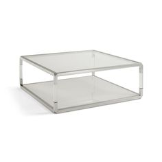 Jasper Square Coffee Table - What A Room Modus Furniture, Square Cocktail Table, Floor Shelf, Square Coffee Table, Contemporary Coffee Table, Coffee Tables For Sale, Glass Top Coffee Table, Coffee Table Wayfair, Coffee Table Square