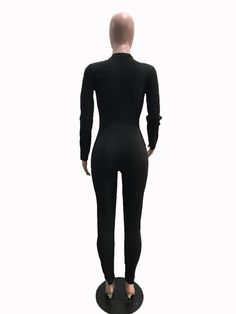 O Neck Long Sleeve Bodycon One Piece Jumpsuit Stretch Jumpsuits And Rompers For Winter Workwear, Casual Bodysuit For Workwear In Winter, Casual Winter Bodysuit For Workwear, Casual Winter Workwear Bodysuit, Casual Bodycon Jumpsuits And Rompers With Long Sleeves, Casual Long Sleeve Bodycon Jumpsuits And Rompers, Bodycon Long Sleeve Jumpsuit For Night Out, Bodycon Long Sleeve Jumpsuits And Rompers For Spring, Spring Bodycon Long Sleeve Jumpsuits And Rompers