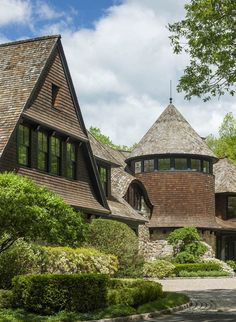 a large house with a lot of windows on it