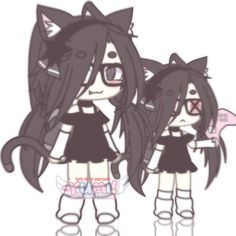 Gacha Life Sleep Outfits, Oc Gacha Life, Gacha Life Oc, Gacha Base Poses Cute, Free Ocs, Chibi Body, Free Oc