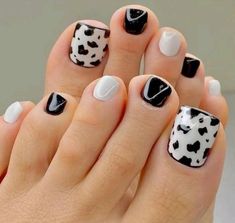 Black And White Nail, Hari Valentine, Nail Forms, Nailed It